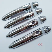 Free shipping For Renault Samsung QM3 Captur 2014 2015 door handle cover ABS Chrome 8pcs car accessories Free shipping For Renault Samsung QM3 Captur 2014 2015 door handle cover ABS Chrome 8pcs car accessories
