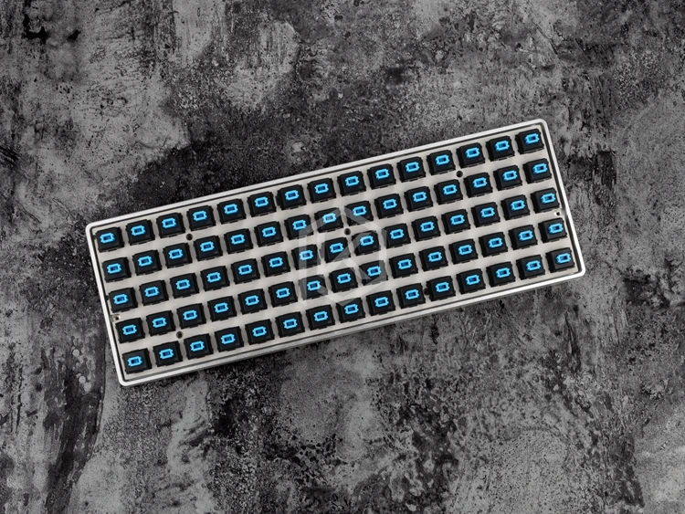 Xd75 xd75am пользовательские механическая клавиатура alps matias mx Совместимость 75 клавиш Underglow RGB PCB GH60 60% запрограммирован gh60 kle planck