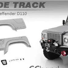 KAHN широкий трек наборы для 1/10 RC RC8WD LAND ROVER DEFENDER D90 D110 G2 Gelande II RC игрушки