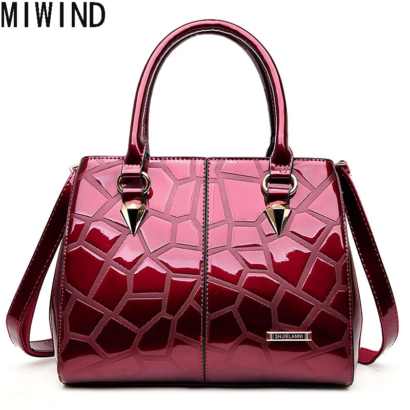 

New Split Leather Bags Woman Handbags Shoulder Brand High Quality Designer Female Messenger TSJ1250