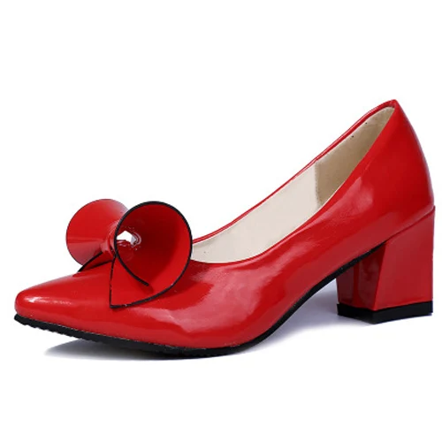 Buy 2016 Spring Womens Low heel leather Pointed toe