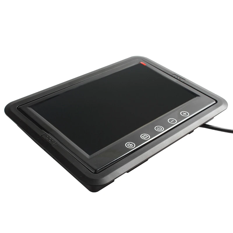 7 дюймов TFT ЖК-дисплей автономная к автомобильному подголовнику для контроля уровня сахара в крови с встроенный защитный чехол для мобильного телефона передатчик поддерживает связь с DVD/VCR/Камера/gps