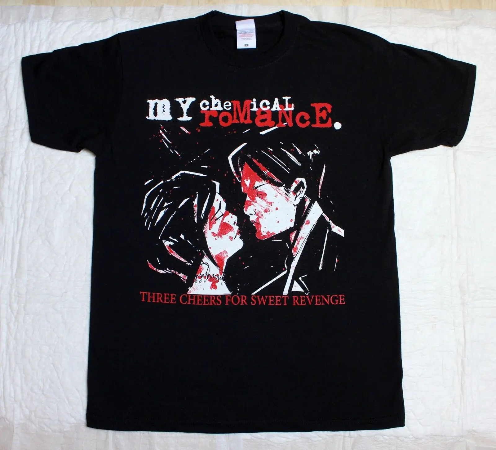 Футболка MY CHEMICAL ROMANCE THREE CHEERS FOR SWEET REVENGE с коротким рукавом недорогие футболки оптом
