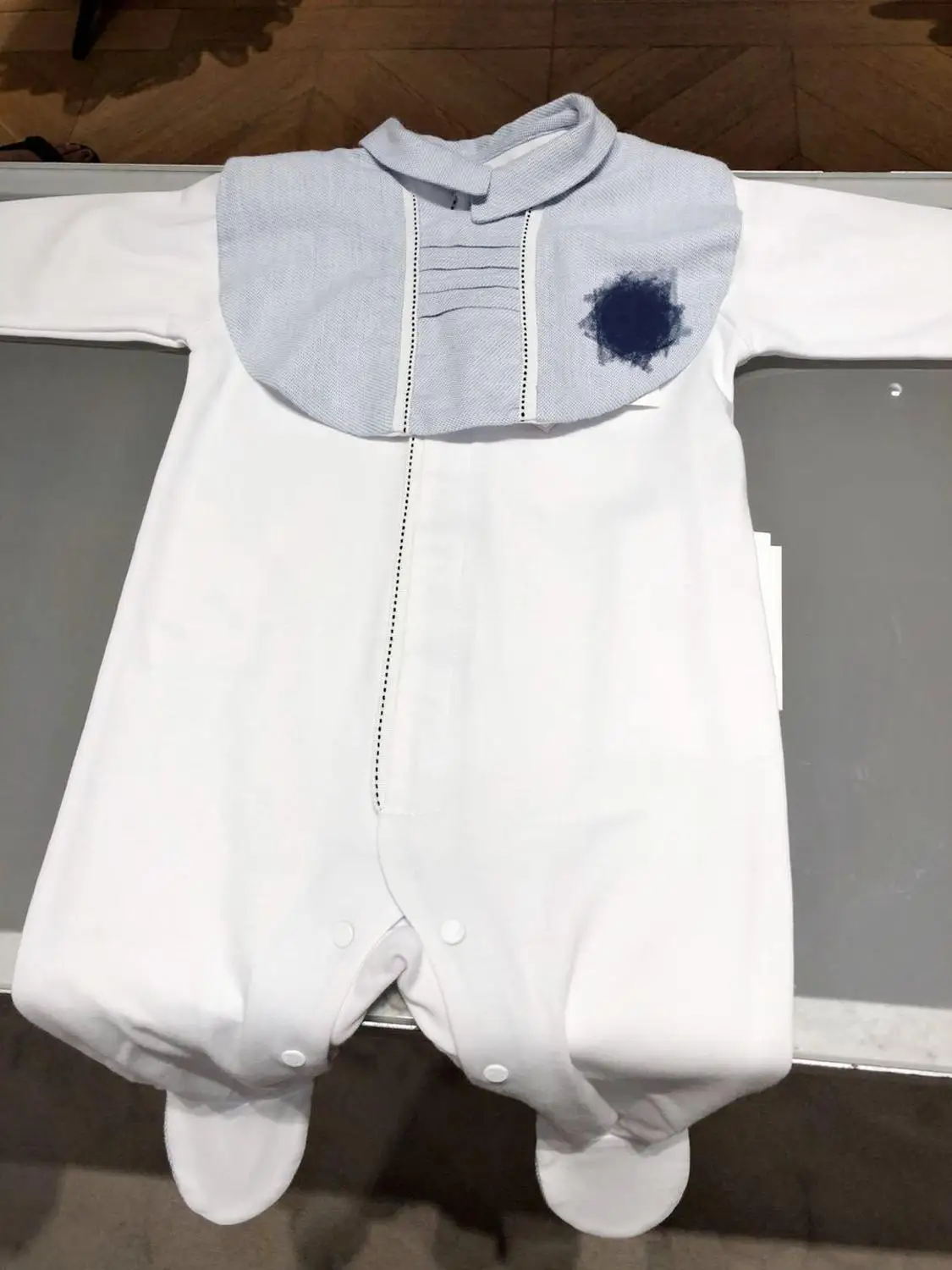 

High-End Customized 100% Cotton Baby Rompers+Bibs Sets Infants Boys and Girls Gifts 9M-24M