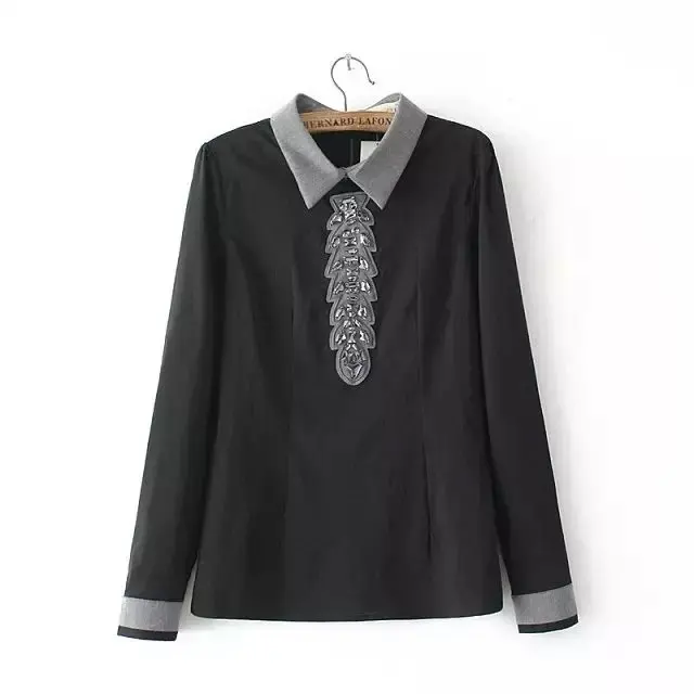 Fashion Style font b Shirts b font Beaded Hand font b Blouses b font Contact Color