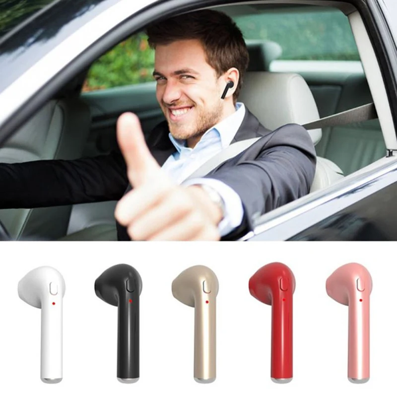 Mini Bluetooth Earbud Single Wireless Invisible Headphones Headset With Mic Stereo bluetooth Earphone for Android iphone Hua wei bluetooth-earphones