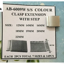 10 шт ремешок для часов удлинитель браслета серебряные удлинительные ремешки полосы застежка удлинитель для ремонта часов