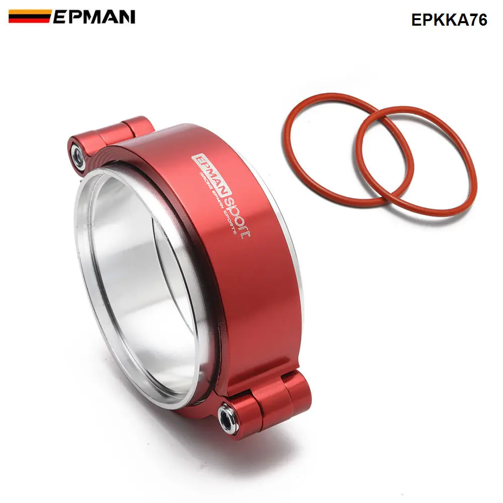 Epman HD вытяжной V-band зажим w Фланцевая система Assenbly анодированный зажим для " OD Turbo Dump Pipe EPKKA76