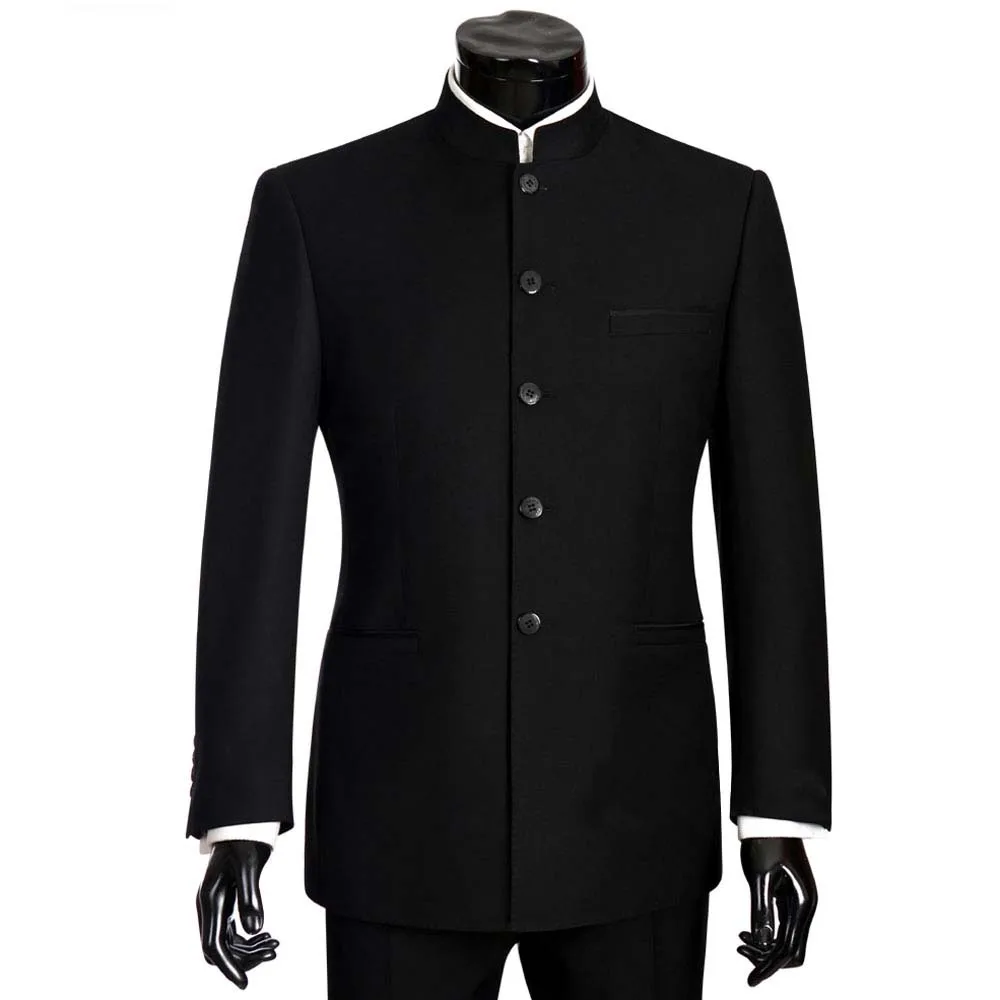 2018 Brand Men Suits Big size Chinese Mandarin Collar Male Suit Slim Fit Blazer Wedding Terno Tuxedo 2 Pieces Jacket & Pant 2018 Brand Men Suits Big size Chinese Mandarin Collar Male Suit Slim Fit Blazer Wedding Terno Tuxedo 2 Pieces Jacket & Pant