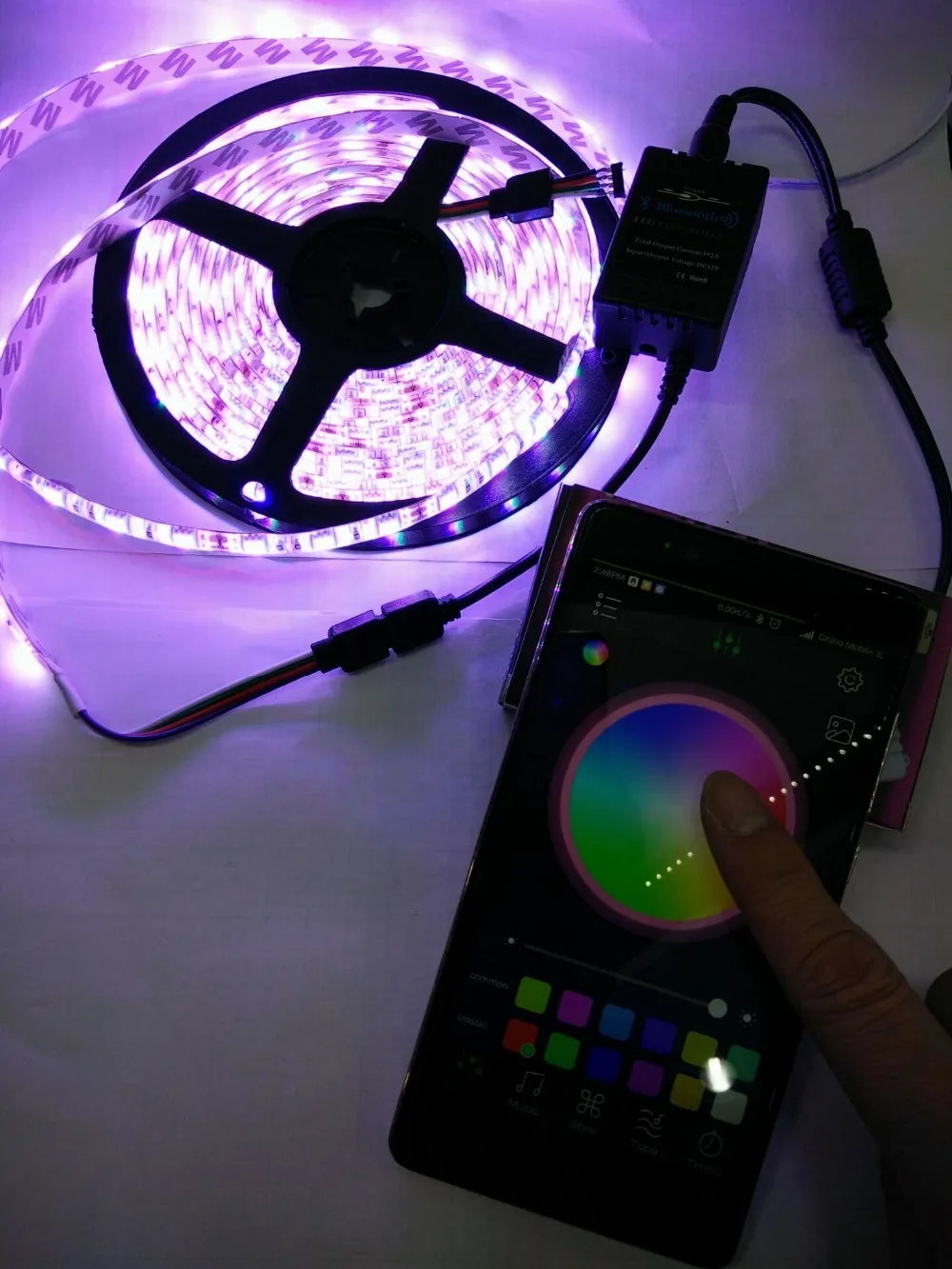 5 м/рулон 300 светодисветодиодный RGB SMD 5050 Гибкая Водонепроницаемая (IP65)