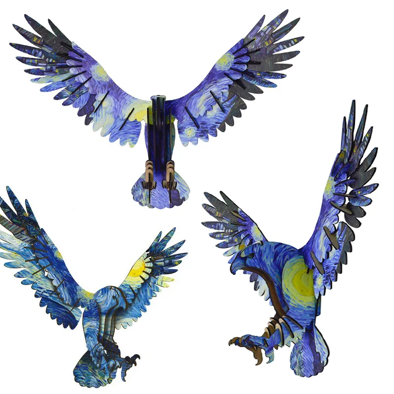 69cm DIY 3D Wooden Eagle Unicorn Art Home Office Wall Hanging Decoration Storage Holders Racks Home Decoration Accessories 69cm DIY 3D Wooden Eagle Unicorn Art Home Office Wall Hanging Decoration Storage Holders Racks Home Decoration Accessories