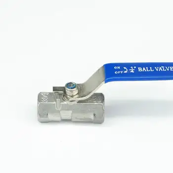 

Ball Valve Female Threaded Stainless Steel Ball Valve SS304 BSP 1/4" Female Thread