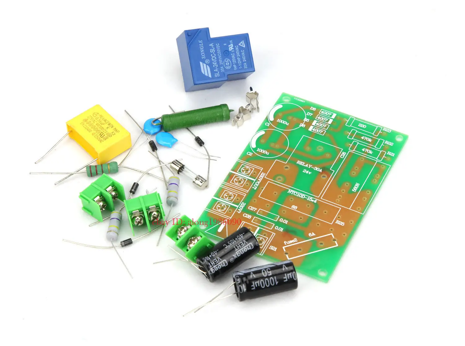 

ZEROZONE AC220V (110V) 30A High Current Soft Start Board Kit for Amp DIY ---- L11-20