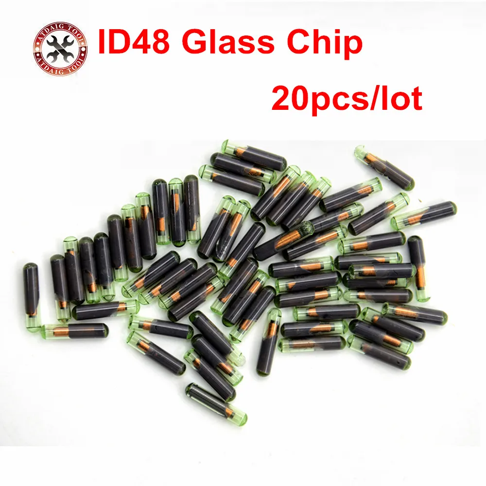

2018 Newest 20pcs/lot For VW CAN System ID48 Glass Chip for VW ID 48 Transponder Chip