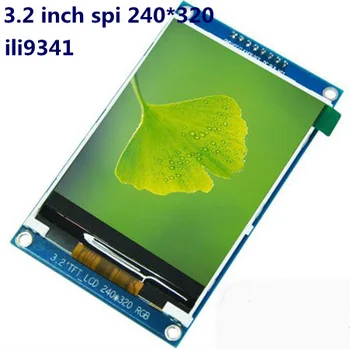 

3.2 inch TFT LCD Module without Touch Panel ILI9341 Drive IC 240(RGB)*320 SPI Interface blue board 240*320 8P for 51 STM32 ard