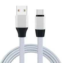 Кабель для быстрой зарядки и синхронизации данных 2,4 A 1 M плоский кабель для зарядки type-c для samsung для sony