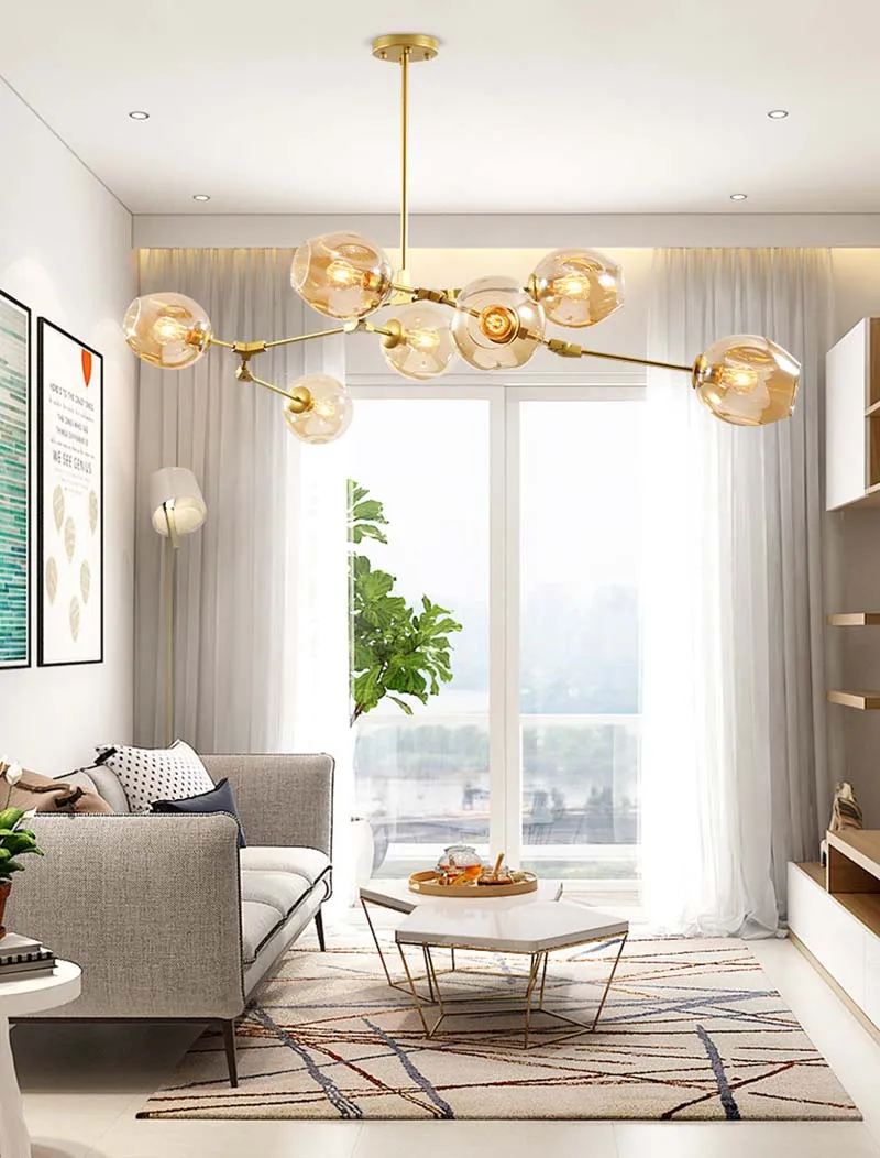 

BOKT Modern Pendant Ceiling Lamps,Multi-color 220V Iron pendant lights E27 Bulb Living Room Lamparas For Home Lighting Fixtures