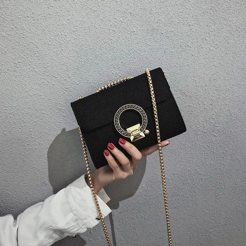 

Woman Package 2019 The Trend Of Summer Small women Bag Single Shoulder Span Chain Small Square Package handbag