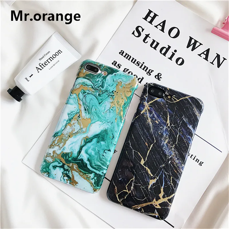 

Fashion Shiny Marble Hard phone Case For iphone 6 6s 6plus 7 7s Plus Glossy Hard Plastic Case Back Cover For iphone 6 Case