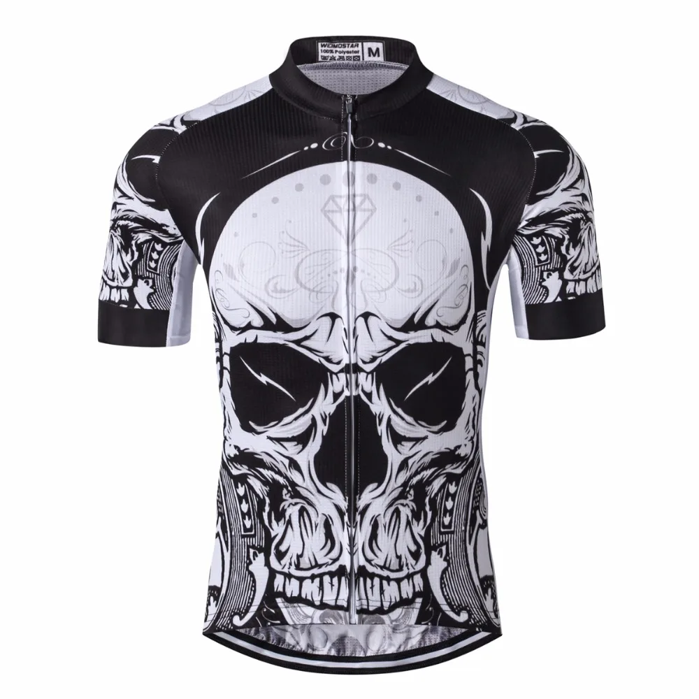 

2018 Cycling Jersey Skull Man's Cycling Clothing ciclismo ropa top Team bike bicycle / MTB clothing / jersey / jacket / t-shirt