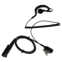 2pcs/lot PTT MIC G Shape Earpiece Headset Earphone for Walkie Talkie Two Way Radios Sepura STP8000