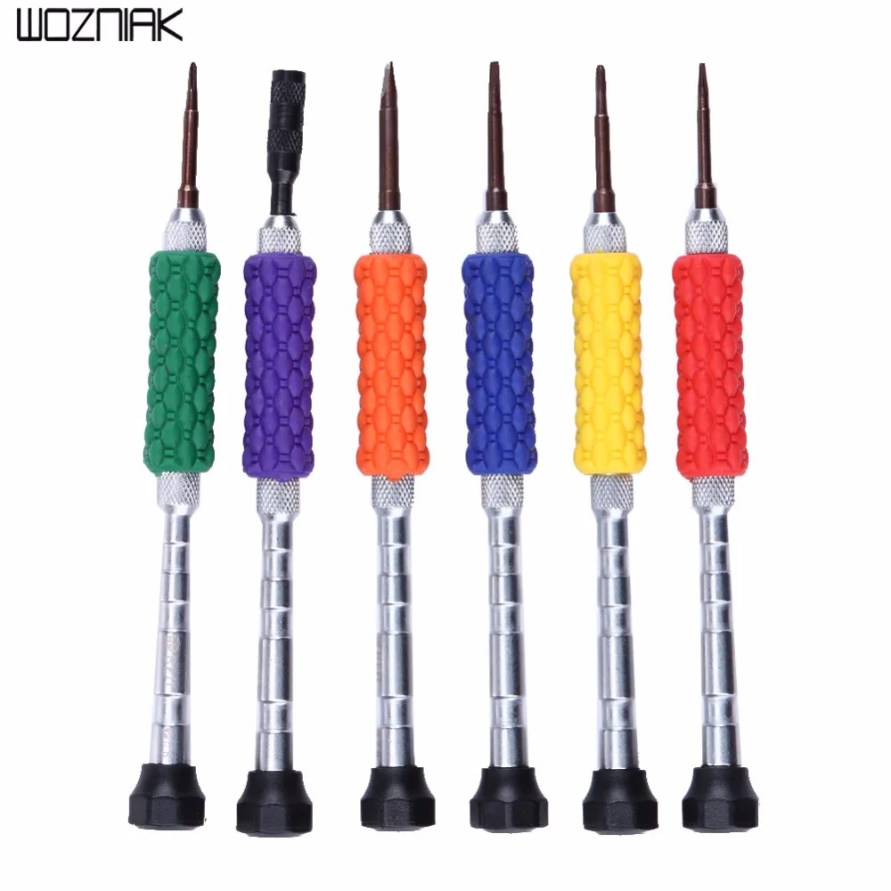 6 pcs/set Screwdriver Set Mobile Phone Repair Tool Kit Torx Star Cross