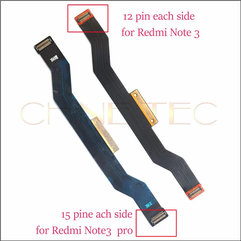 

10x for Xiaomi Redmi Note 3 Note3 Pro Main Board Motherboard Ribbon Connection Board Component Flex Cable 24pin and 30 pin