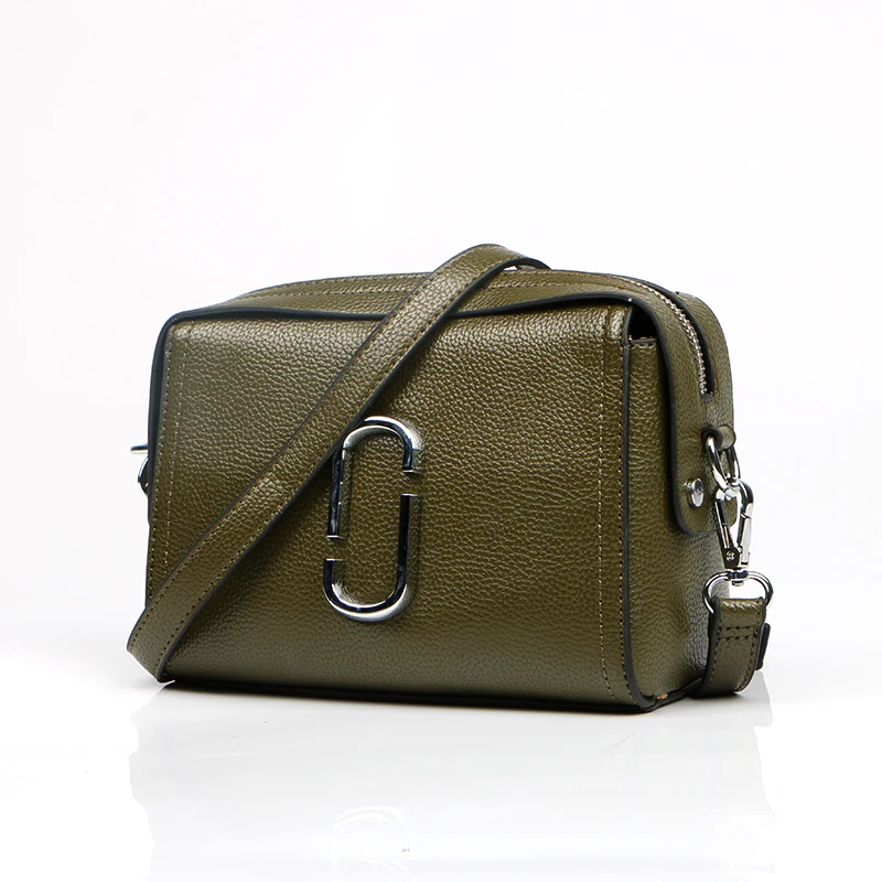 Dark green PU leather women handbags shoulder bag fashion casual female