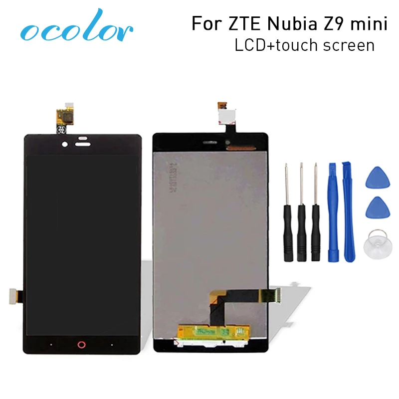 

ocolor For ZTE Nubia Z9 mini LCD and Touch Screen Assembly Repair Part for ZTE Nubia Z9 mini NX511J Phone With Tools
