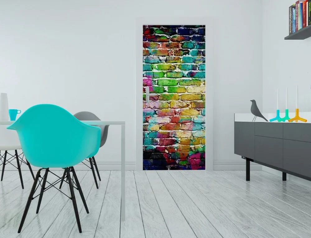 door-stickers-styles-living-room-graffiti-brick-wall