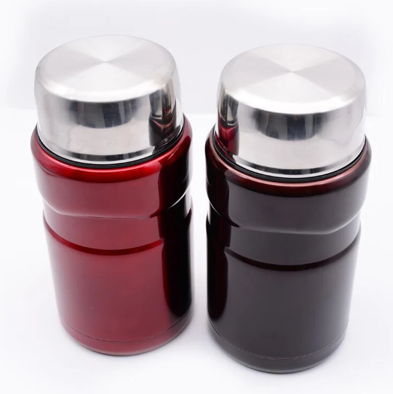 

500/700ml Food thermos for soup for lunch meal lunch box of double walled 304 stainless steel Vacuum Flasks Coffee Thermos Cup