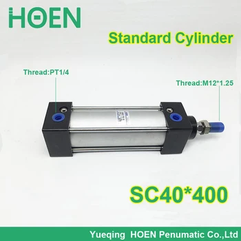 

SC40*400 40mm Bore 400mm Stroke SC40X400 SC Series Single Rod Standard Pneumatic Air Cylinder SC40-175