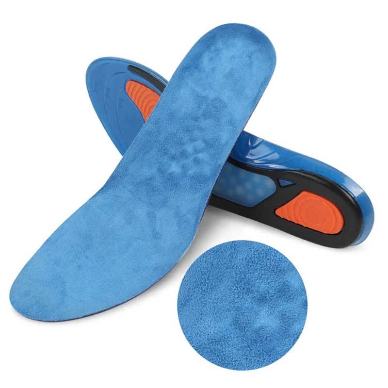 1Pair Shoe Insoles Orthotic Arch Support Massaging Silicone Anti Slip