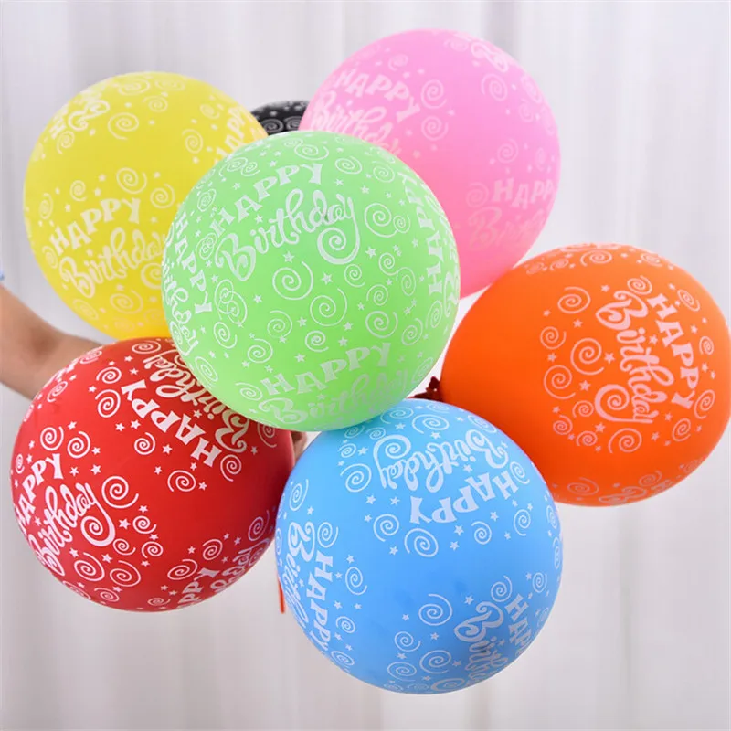 10 шт. 12 дюймовые латексные надувные шары|baloon happy birthday|baloon partybaloons birthday |
