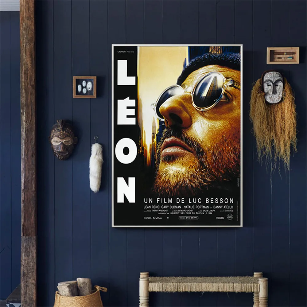 Плакат из фильма Leon профессиональные художественные принты на холсте домашний