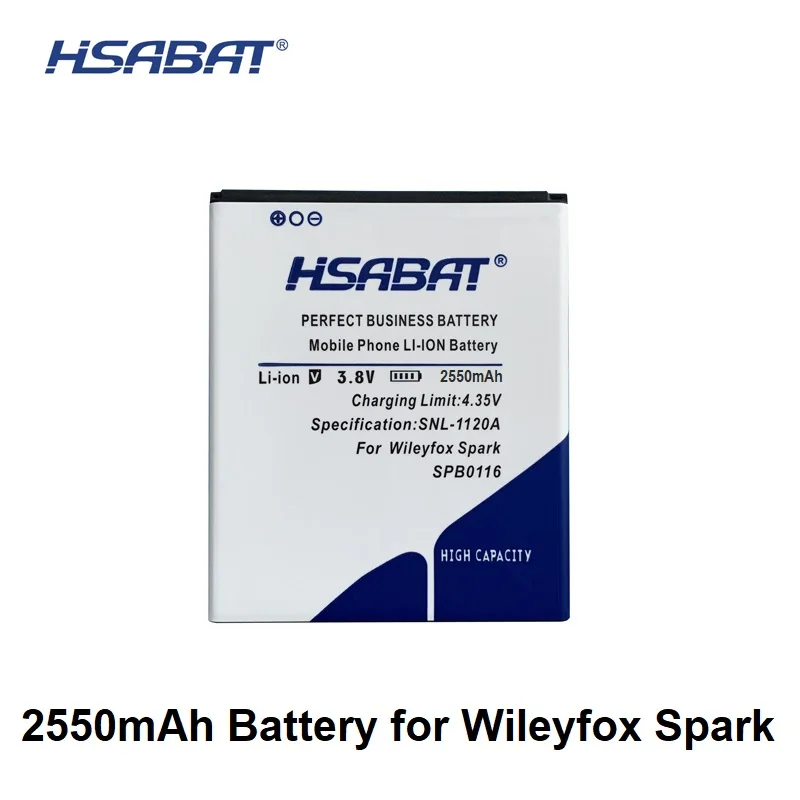 

HSABAT 2550mAh SPB0116 Battery For Wileyfox Spark within tracking number