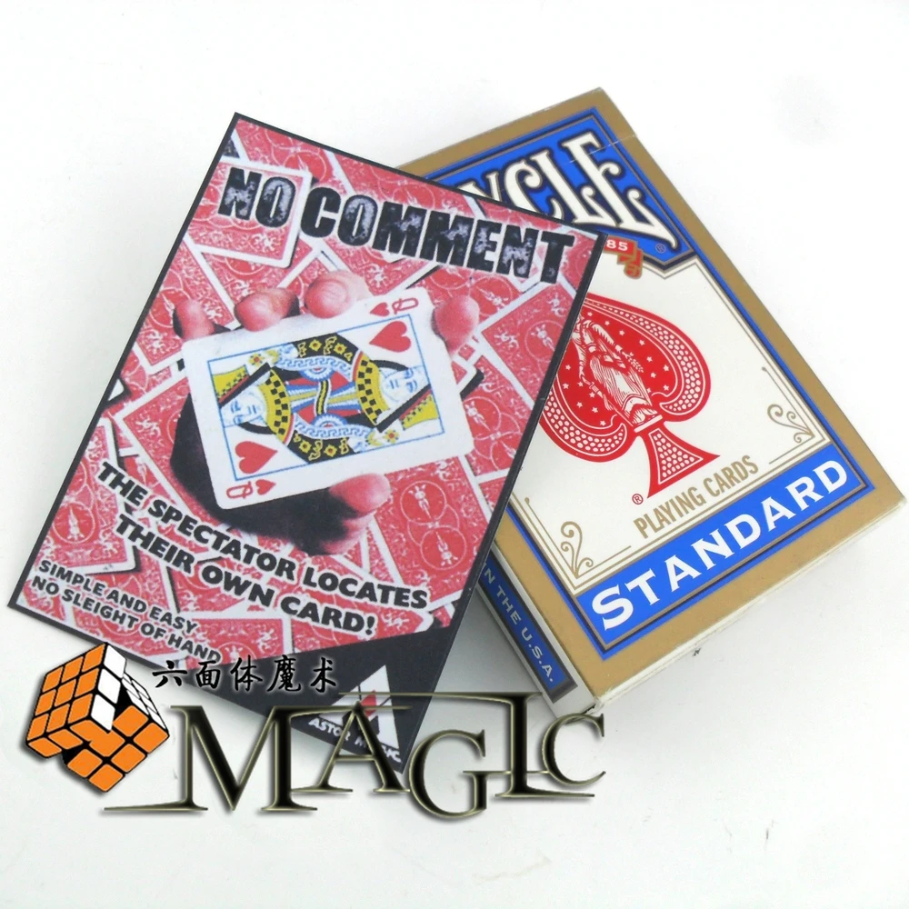 

No Comment Magic Trick /close-up professional card magic trick / free shipping