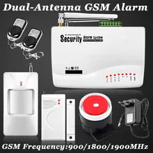Беспроводная GSM Сигнализация Для Домашней Беспроводной Системы Охранной Сигнализации с Датчиком Двери Сигнализация Системы Безопасности Двойная Антенна GSM10A
