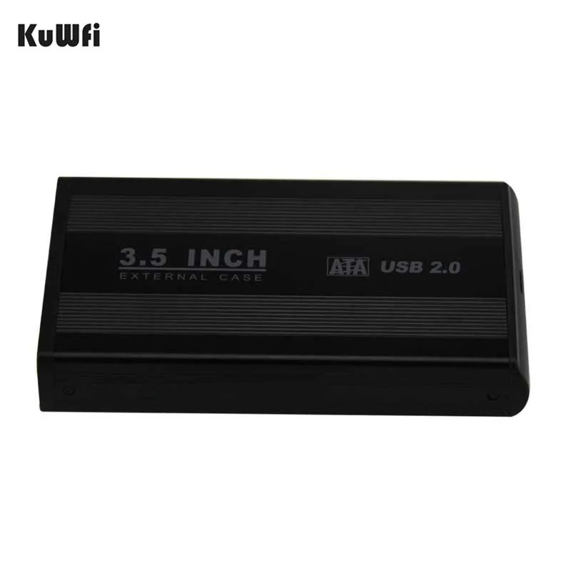 

USB 2.0 SATA External HDD Disk 3.5 Inch Hard Drive Enclosure Case Cover External Storage Box Support Hard Drive up to 1TB