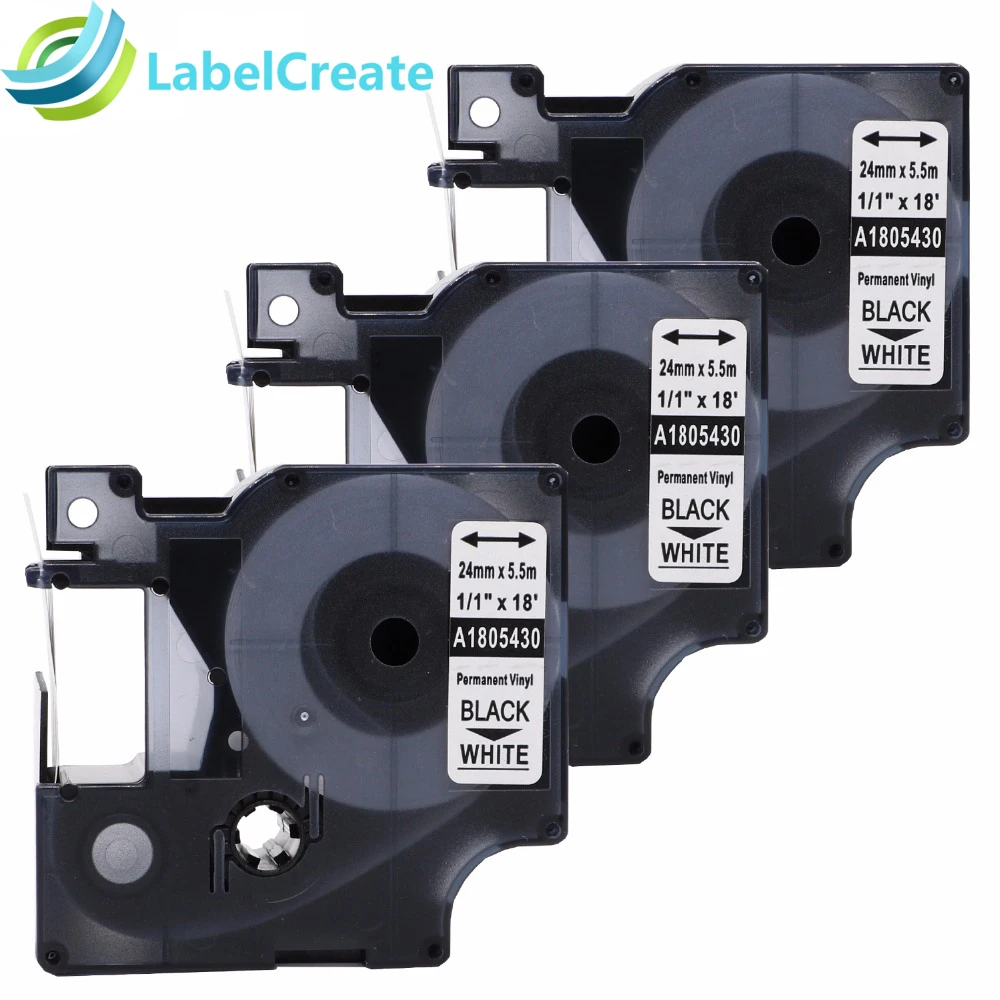 3 pack 1805430 Compatible DYMO Authentic Industrial Rhino Label Makers