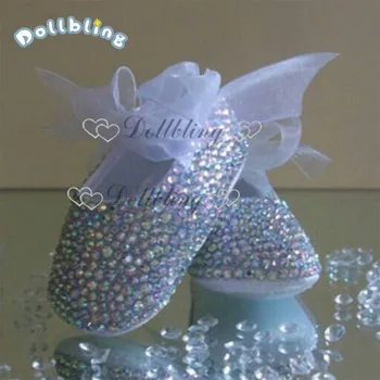 

Bling Newborn Custom baby name and birthday prewalkers fancy dazzling kids fashion infant noble shoes