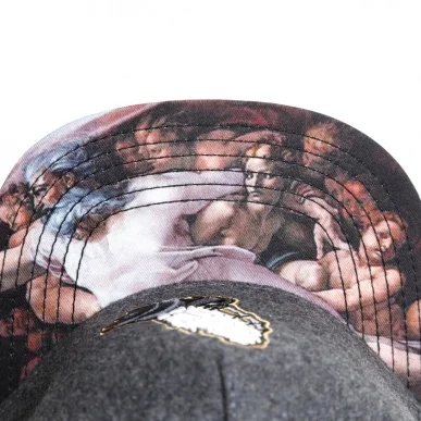 PANGKB брендовая шапка BONEZ Серая шерстяная ткань хип хоп молиться о богах snapback для