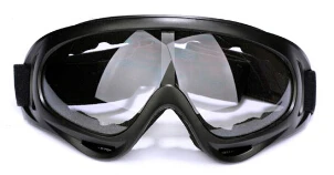 Очки для катания на лыжах, мотоциклетные Баллистические Очки, Очки для сноуборда, туристические солнцезащитные очки в стиле милитари для мужчин и женщин, доступны 5 цветов - Цвет: Прозрачный