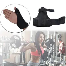 Спортивная защита для большого пальца фиксатор большого пальца повязка на запястье для компрессии перчатка поддержка спортзала регулируемое черное оборудование
