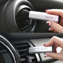 Автомобильный Кондиционер на выходе гибкий зазор для очистки от пыли мягкая щетка щелевой инструмент вентиляционное отверстие для Mini Cooper One d JCW аксессуары