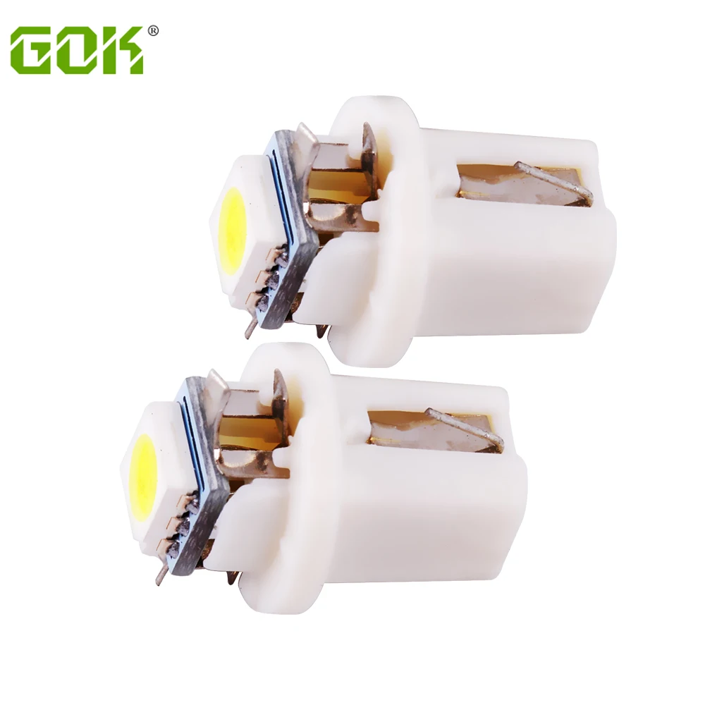 500 x T5 Светодиодная лампа B8.5D LED Автомобильный датчик 5050 t5 SMD СВЕТОДИОДНЫЙ 1smd B8.5 Speedo