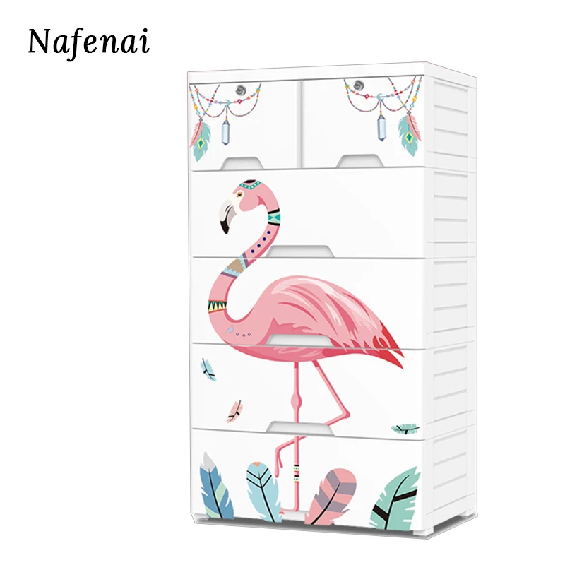 

Cartoon Wardrobe Organizer Modern Storage Furniture Cabinet Children Clothes Storage Closet Fashionable Wardrobe For Bedroom