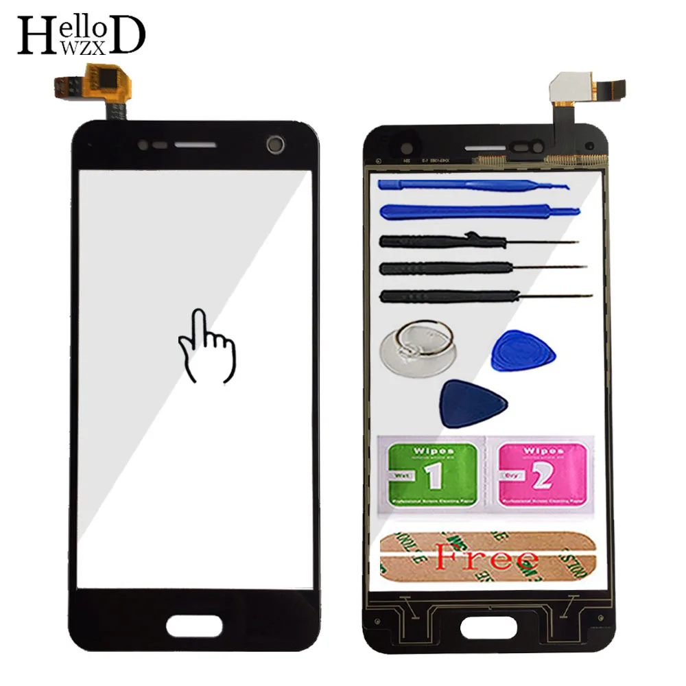 

Touch Screen Glass For ZTE Blade V8 Touch Screen Front Glass Digitizer Panel Lens Sensor 5.2'' Mobile Phone Tools Adhesive