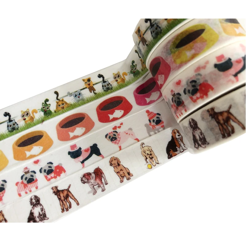 Adhesive The pet dog tape dog Washi Tape Decorative animal Tape DIY