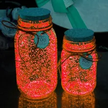 Волшебные флуоресцентные светящиеся в темноте 10 г вечерние DIY яркая пудра звезда бутылка желаний светящийся пигмент Свадебная вечеринка украшение для спальни
